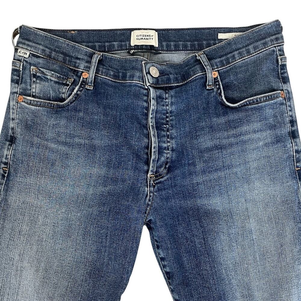Citizens of Humanity Emerson Slim Boyfriend Jeans Mid Rise Ankle Size 28 Classic - Picture 2 of 14